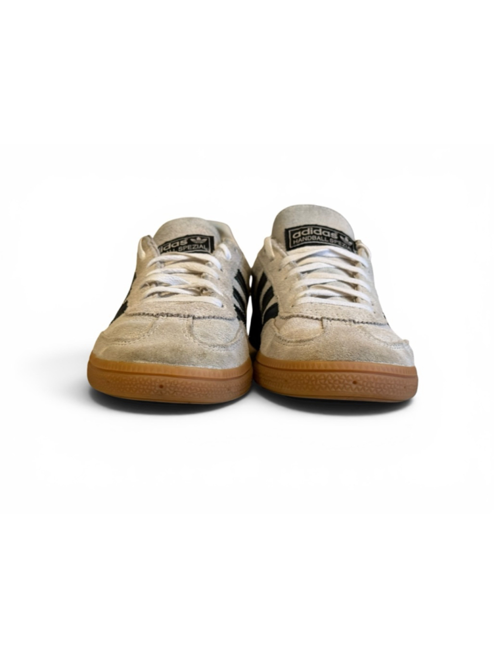 Adidas Handball Spezial Sneakers Beige Black Gum Suede Men’s US 8.5 IF6562 - Picture 2 of 10